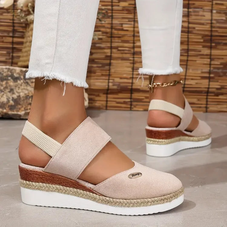 Antonia | Ortopædiske sandaler med plateau | 50% Rabat!
