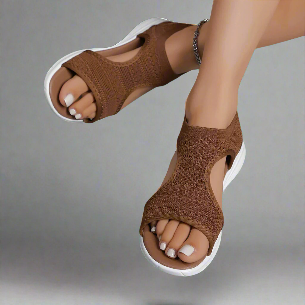 Amelie | Håndlavede Wedge-sandaler i premium materiale