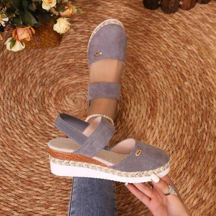 Antonia | Ortopædiske sandaler med plateau | 50% Rabat!