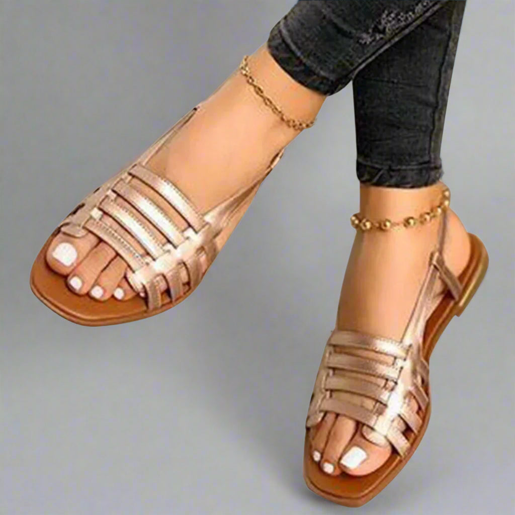 Adele | Håndlavede gladiatorsandaler i premium materiale