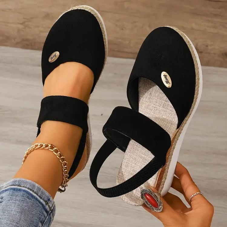 Antonia | Ortopædiske sandaler med plateau | 50% Rabat!