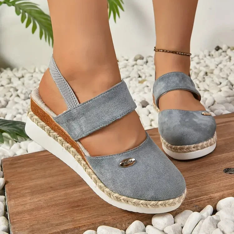 Antonia | Ortopædiske sandaler med plateau | 50% Rabat!