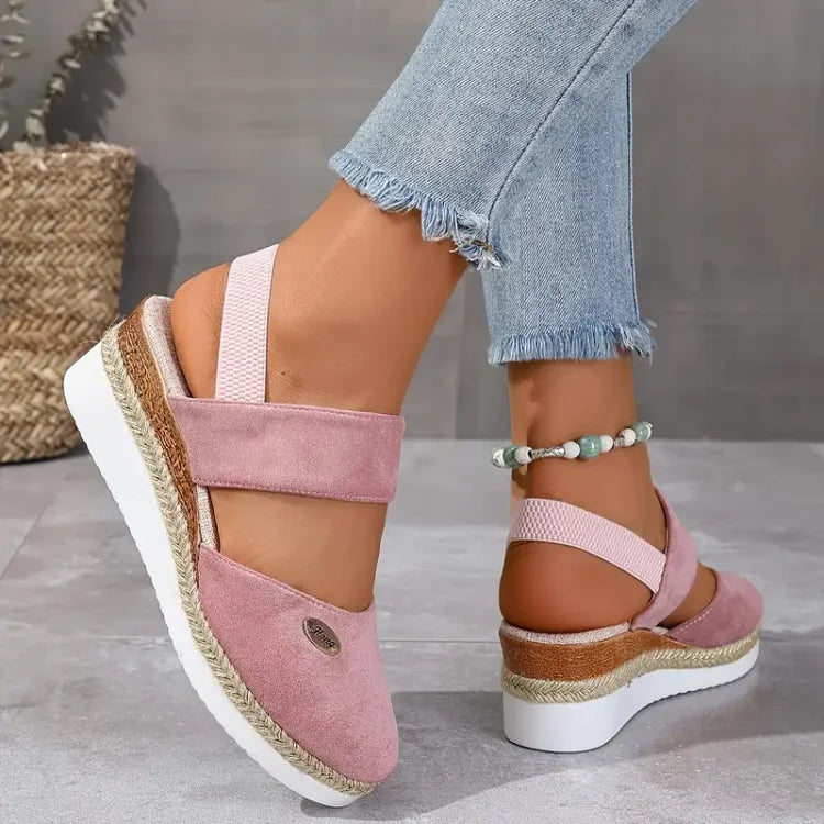 Antonia | Ortopædiske sandaler med plateau | 50% Rabat!