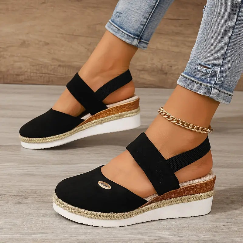 Antonia | Ortopædiske sandaler med plateau | 50% Rabat!